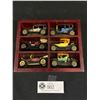 Image 2 : Lot of 6 Diecast Cars in Wooden Presentation Box