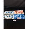 Image 1 : Pair of 1968 BC License Plates + 2 Others