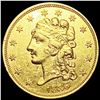 Image 1 : 1836 $2.50 Gold Quarter Eagle CLOSELY UNC