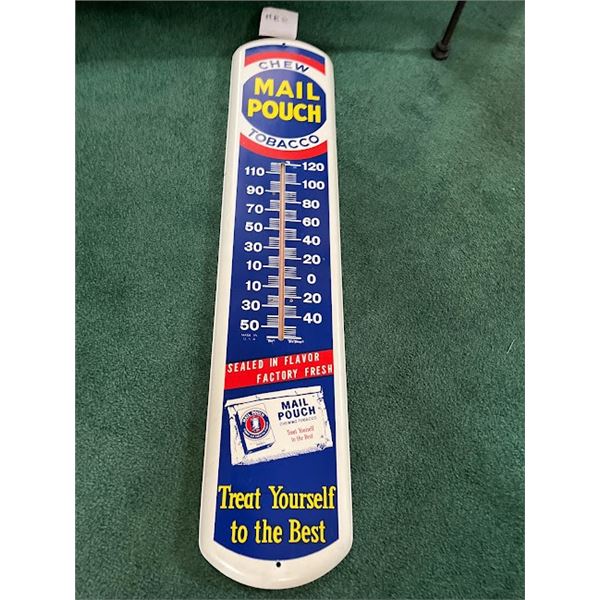 Large Metal Mail Pouch Thermometer
