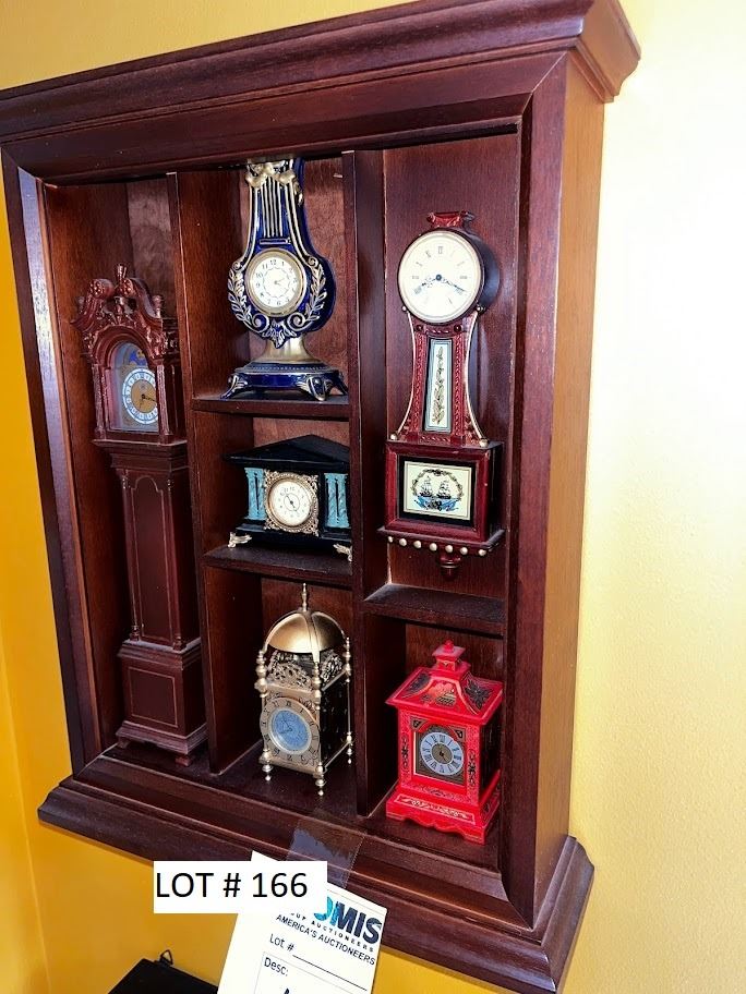 MINITURE CLOCK COLLECTION DETAILED SCALE RECREATIONS OF HISTORIC CLOCK ...