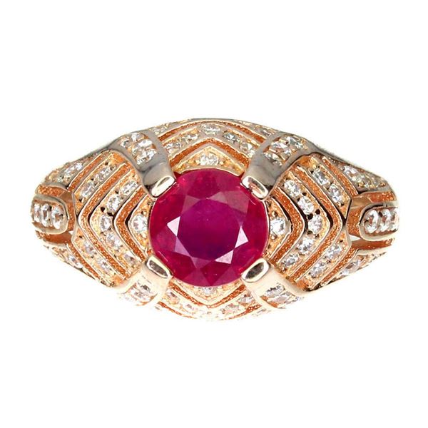 Natural Stunning Red Ruby Ring