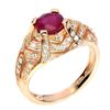 Image 2 : Natural Stunning Red Ruby Ring