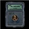 Image 2 : 1963 PROOF Lincoln Cent Coin Graded PR69 DCAM Red (COI-4258)