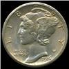 Image 1 : 1916S Mercury Dime Coin Gem+ Unc FB ERROR (COI-3137)