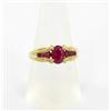 Image 2 : 1.65ct Burma Ruby 10k Gold Ladies Ring (JEW-1501)