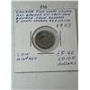 Image 1 : 1903 Canadian Silver 5 Cent Coin