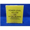 Image 2 : 22 Cal Blanks - Power Level Yellow - Box of 100 appears full