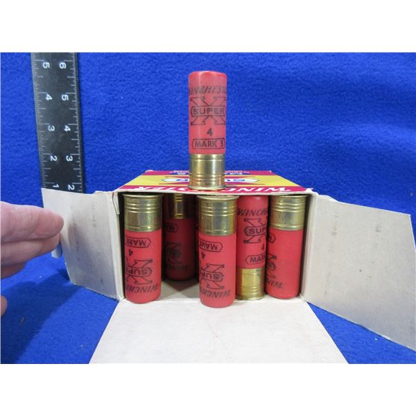 12 Ga 2 3/4" 4 Shot Winchester SuperX Mark 5 Shotshells