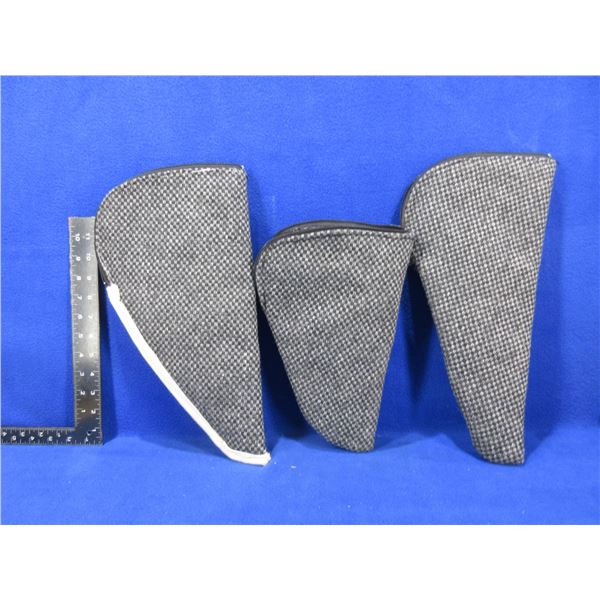 3 Cloth Soft Handgun Cases