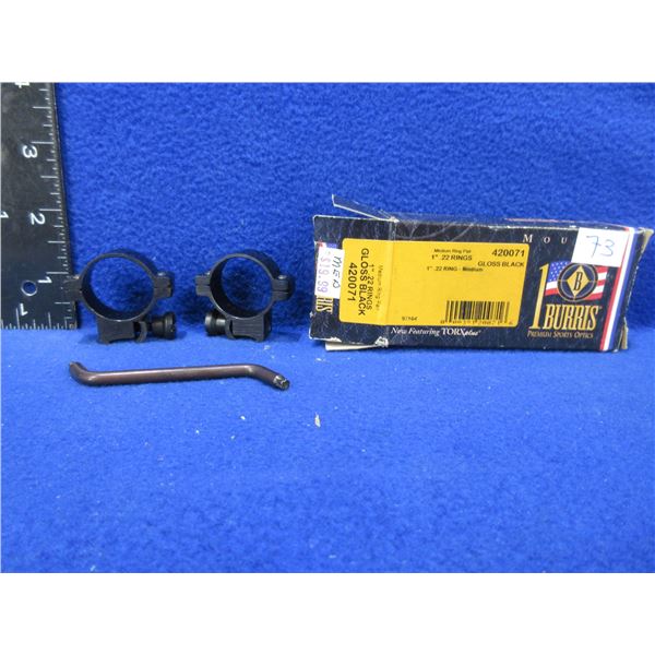 Burris 1" Medium .22 Scope Rings