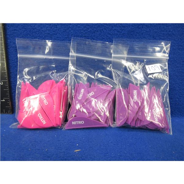 NEW - Pine Ridge Nitro 2" Vanes - 3 Packages