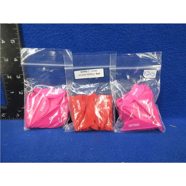 NEW - Pine Ridge Nitro 2" Vanes - 3 Packages