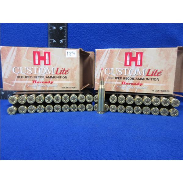 7MM-08 Rem. 120gr SST Hornady CustomLite Cartridges