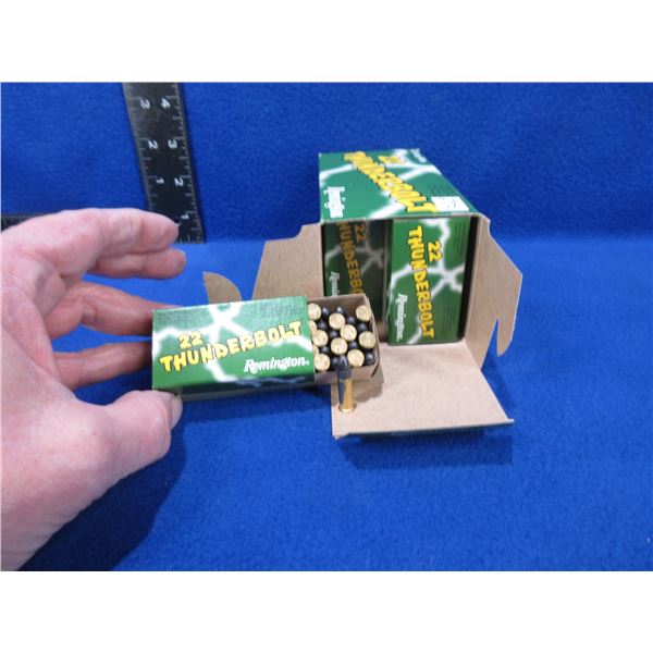 22 LR RN HV Thunderbolt Remington Cartridges