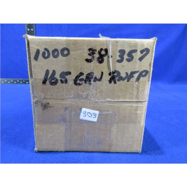 38/357 165gr RNFP Bullets - Box of Approx. 1000