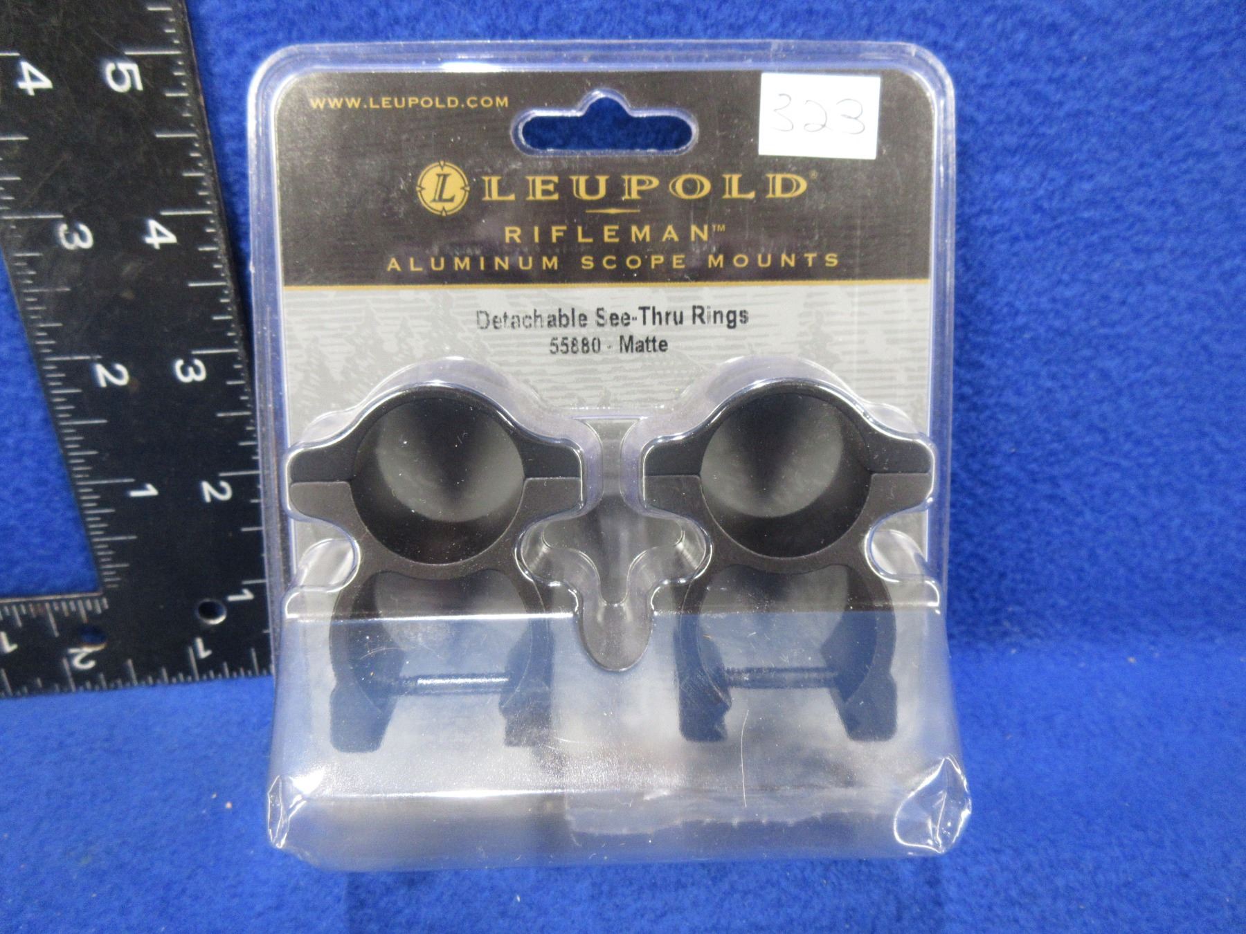 NEW Leupold 1" Detachable SeeThru Scope Rings 55880
