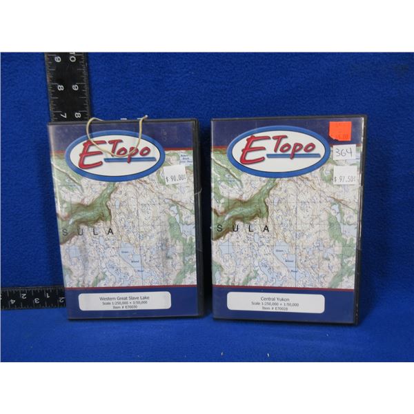 2 Etopo Canadian Topographic Maps