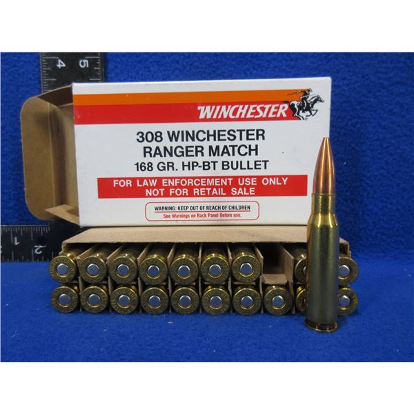 Collector Ammo - 308 Win. 168gr HP BT Winchester