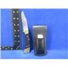 Image 1 : Buck Locking Folding Knife # 112 with Original Sheath