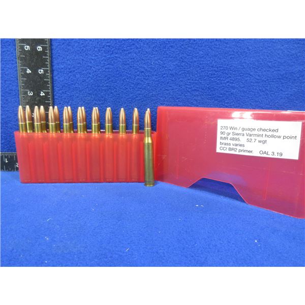 270 Win. HP Reloads - Case-Gard Tub of 20