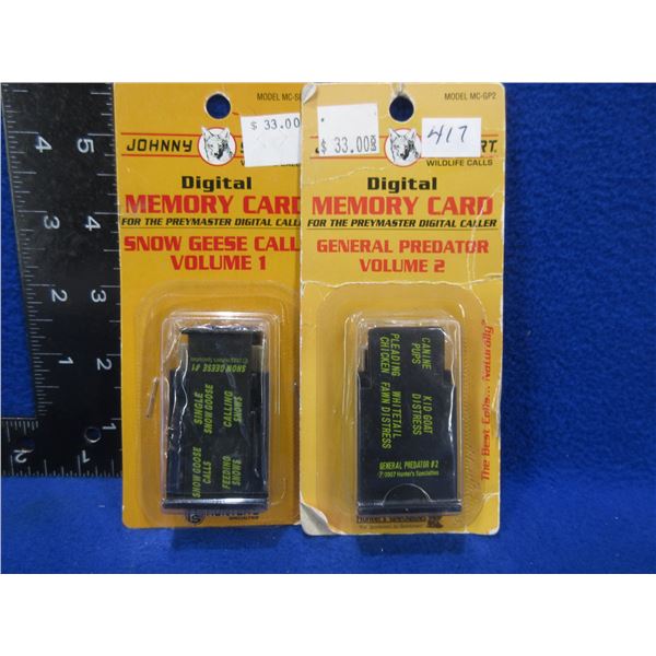 2 Digital Memory Cards - Johnny Stewart Wildlife Calls