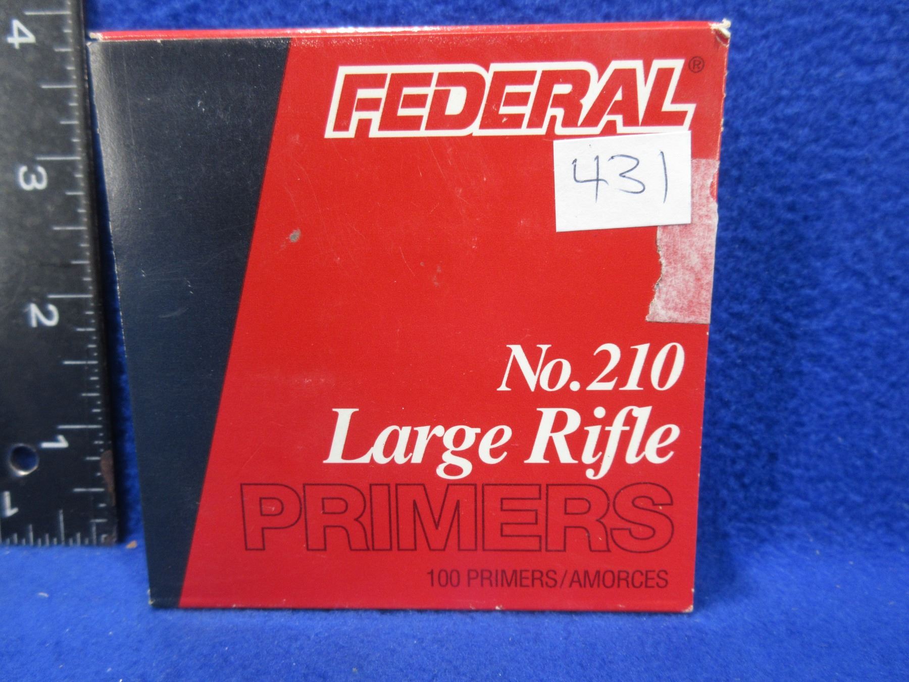 Federal No 210 Large Rifle Primers Box Of 100 federal-no-210-large-rifle-primers-box-of-100