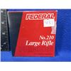 Image 2 : Federal No. 210 Large Rifle Primers - Box of 100