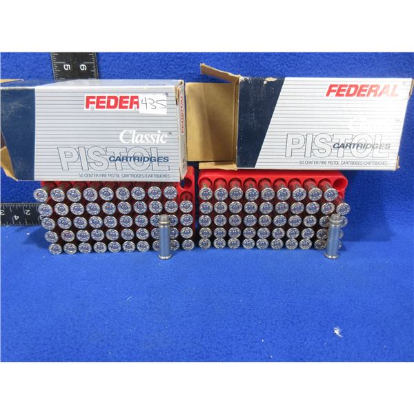 38 Special 158gr HV HP SWC Federal Pistol Cartridges