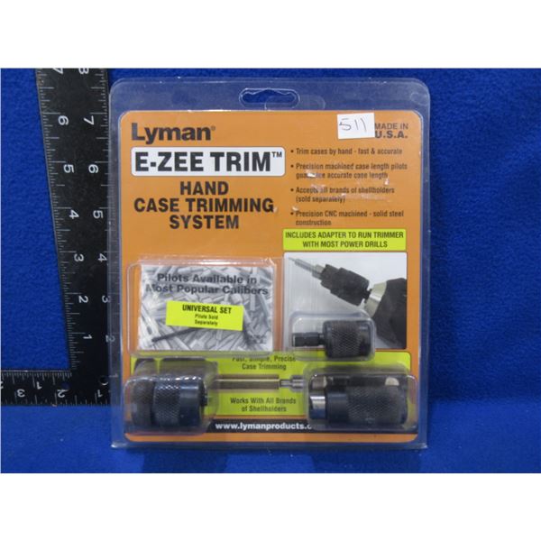 Lyman E-Zee Trim Hand Case Trimming Set - Appears New