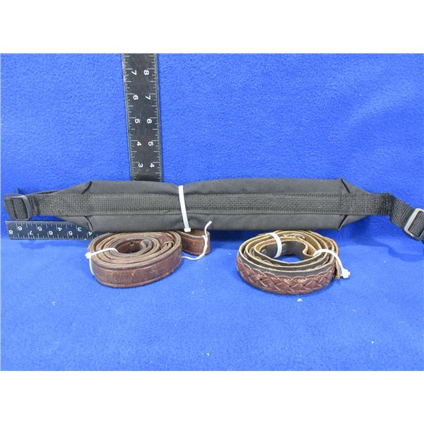 3 Rifle Slings (2 are Leather)