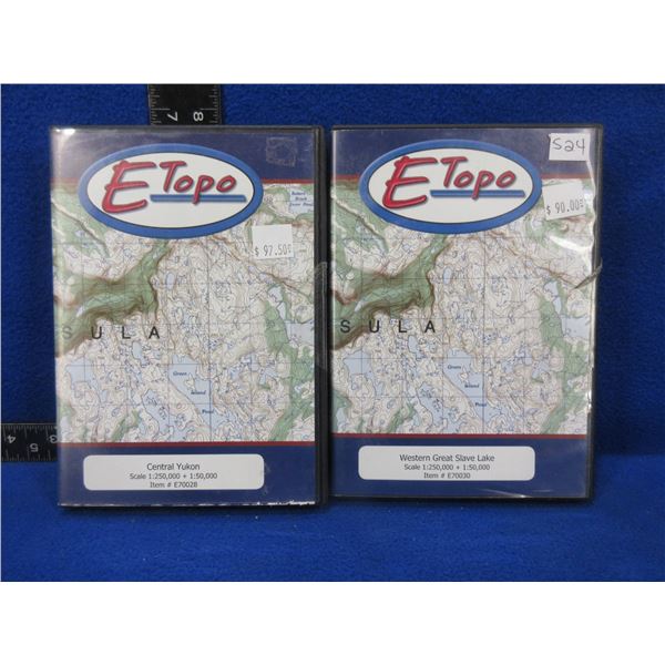 2 Etopo Canadian Topographic Maps