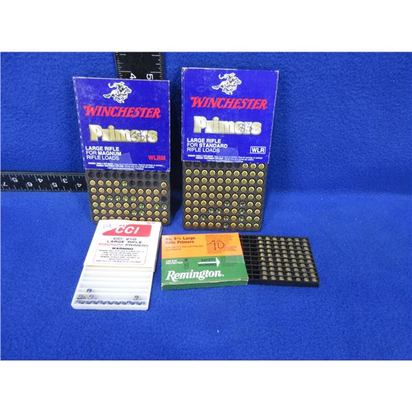 Lot of Misc. Large Rifle Primers - 222 Total