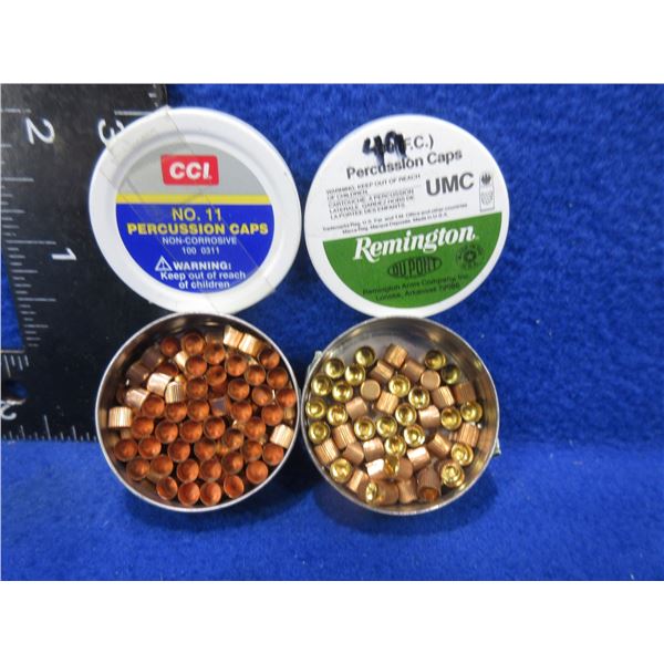 Percussion Caps - CCI No. 11 and Remington UMC
