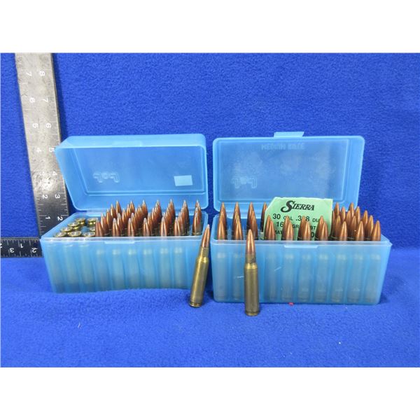 308 Win. Reloads - Box of 50, Box of 35 + 13 Brass