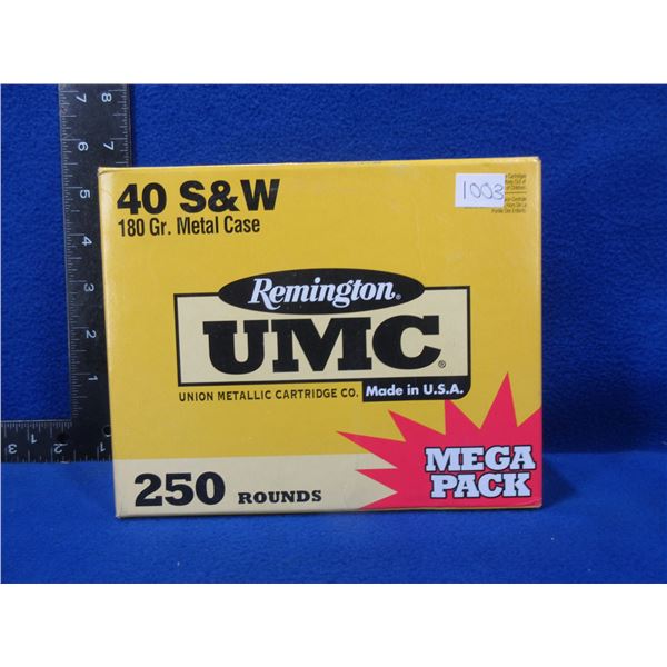 40 S&W 180gr Metal Case Remington UMC Cartridges