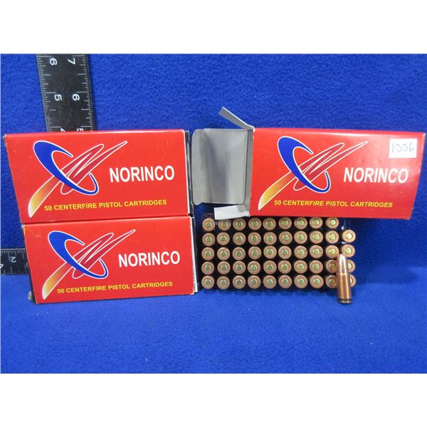 7.62X25 85gr FMJ Norinco Cartridges - 3 Boxes of 50