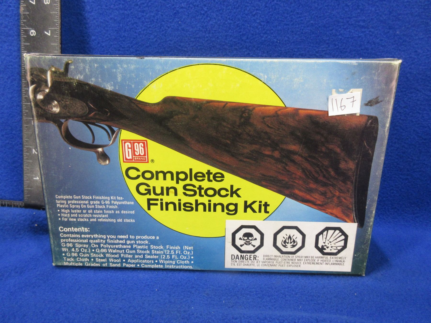 G96 Complete Gun Stock Finishing Kit Used