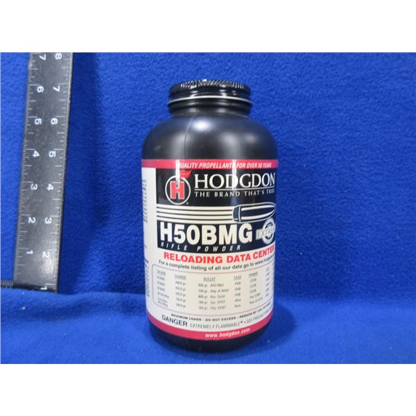 Hodgdon H50BMG Rifle Powder - Sealed 1 lb Tub