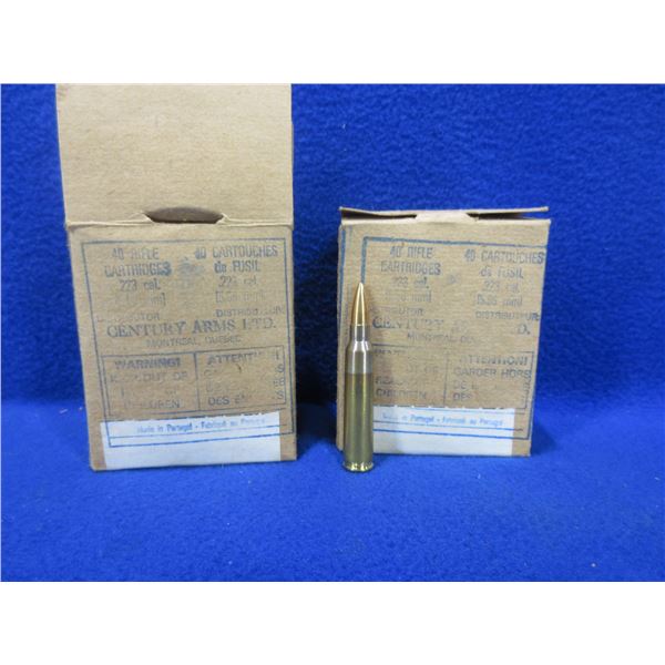 223 Cal./5.56MM 55gr Ball Cartridges - Century Arms