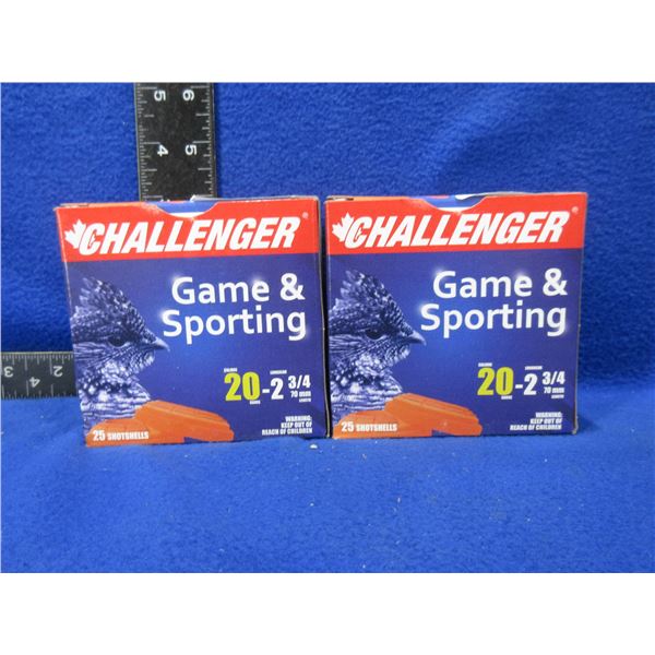 20 Ga 2 3/4" 8 Shot HV Challenger Target Load Shotshells