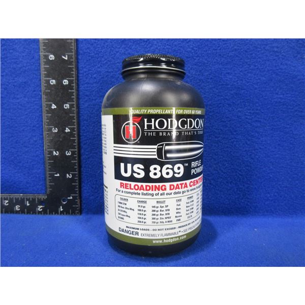 Hodgdon US869 Rifle Powder - 724 Grams Including Tub