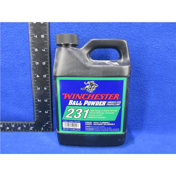 Winchester Ball Powder 231 - Sealed 1 lb Tub