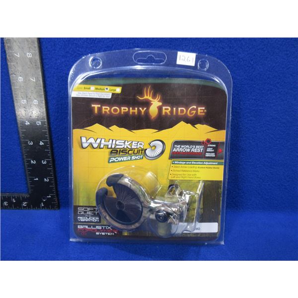 NEW -Trophy Ridge Whisker Biscuit Power Shot Arrow Rest