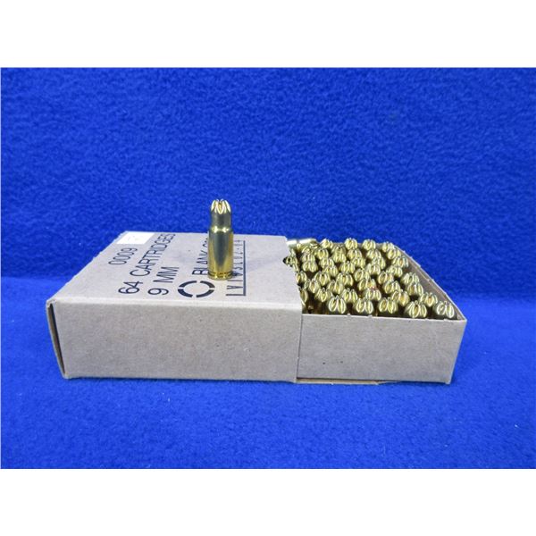 9MM Blank C30 Cartridges - Box of 64 - Must Ship Purolator
