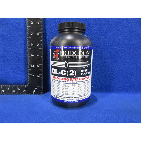 Hodgdon BL-C(2) Rifle Powder - 482 grams including tub