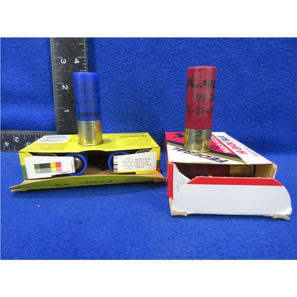 12 Ga 2 3/4" Rem. & Federal Slug Shotshells - 2 Boxes of 5