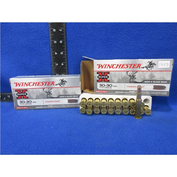 30-30 Win. 170gr PP Winchester SuperX Cartridges