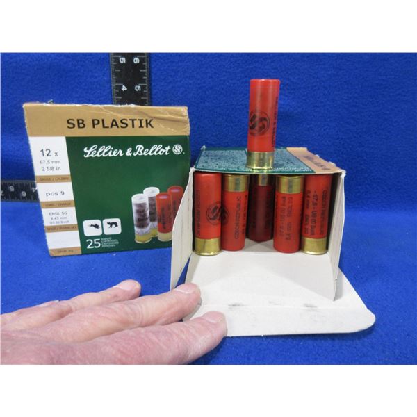 12 Ga 2 5/8" 00 Buck Sellier & Bellot Shotshells