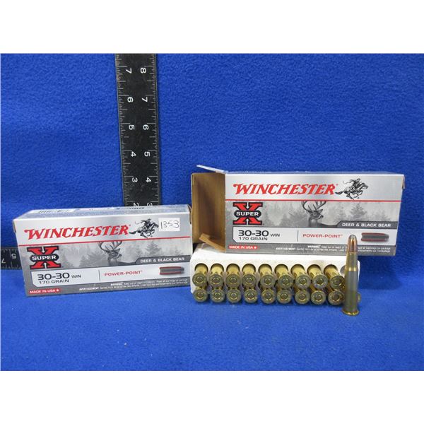 30-30 Win. 170gr PP Winchester SuperX Cartridges